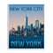 Stupell Industries New York Landmark Skyline Framed Giclee Design by Victoria Barnes